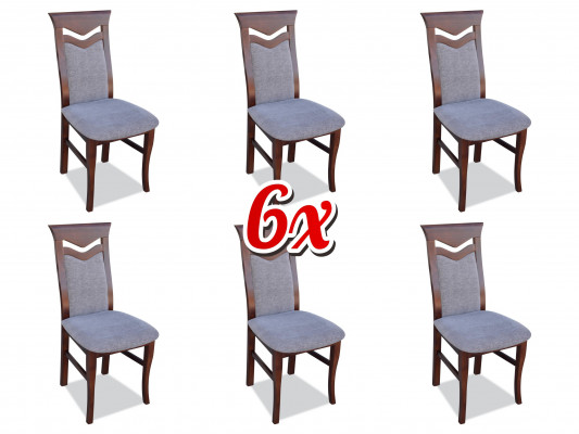 Restaurant Lehn Stoel 6x Stoelen Bekleding Nieuw Moderne Eet Kamers Woon Compleet Set