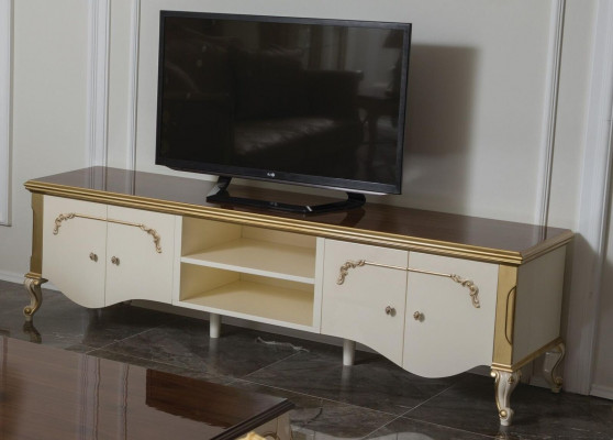 Sideboard tv kast Lowboard kast tv meubels Tv-tafel wit Nieuw