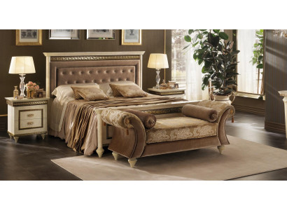 Bed 2x nightstand 3 piece bedroom set Beds new luxury Chesterfield 180x200