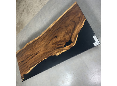 Eettafel Black Water River Echt houten riviertafel 265x100 Tafels