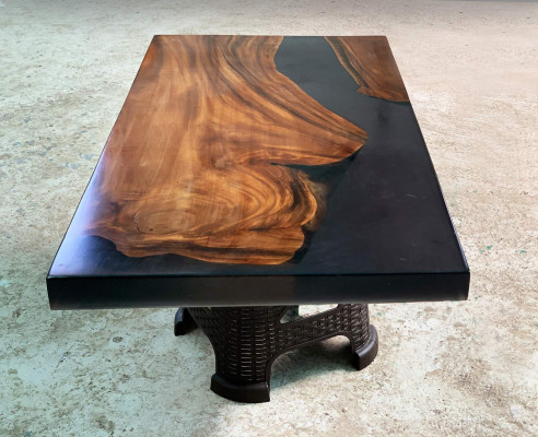 Salontafel River Table Massieve Tafels 100x60 Riviertafel Echt Hout