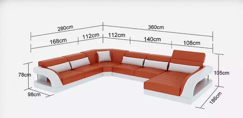 Woonlandschap hoekbank bank gestoffeerde set designer banken banken gestoffeerde hoekbank