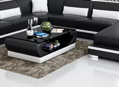 Woonlandschap L-vormige hoekbank Modern sofa Leren hoekbank Soffa Garnituur bekleding Couches