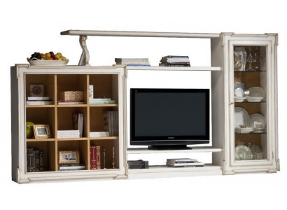 Antieke stijl tv-woonwand tv-standaard dressoir woonkamermeubels rtv glazen kast meubels