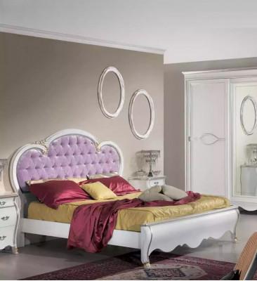 Beddengoed Ontwerp Luxe dubbele Chesterfield-hotelbedden Houten meubels Bed