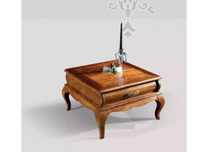 Klassieke woonkamertafel met lade, houten meubelstijl design nieuw.