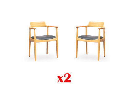 Eetkamer set 2x stoel set stoelen Nieuwe set houten meubelsets