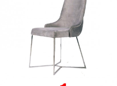 1x Stoel Stoelen Bekleding Textiel Modern Designer Fauteuil luxe Eetkamer