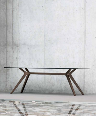 Designer meubels tafels inrichting werk schrijf bureau tafel luxe klasse hout