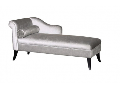 Chaiselongue Creatieve meubels Woonkamer Modern Design Bank Stof Zilver