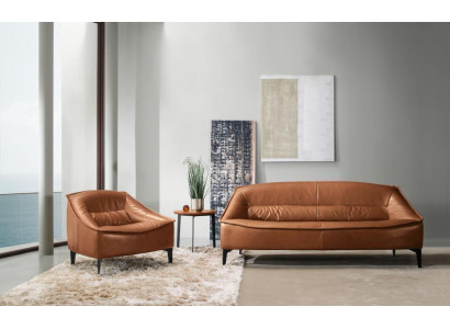 Luxe set van 2 delen bankstel 3+1 zits modern bank en fauteuil