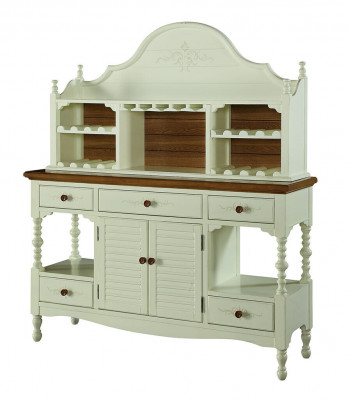 Klassieke houten dressoir landhuisstijl meubelkast commode dressoirs.