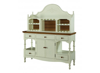 Klassieke houten dressoir landhuisstijl meubelkast commode dressoirs.