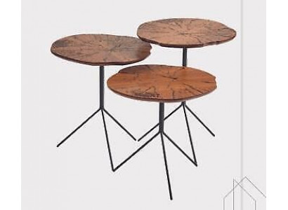 Salontafel 3x Design Woonkamertafel Moderne Meubels Luxe Tafels 3-delige Set