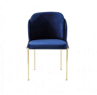 Zitstoel Eetkamerstoel Stoelen 1-zits Fauteuil Luxe Meubeldesign Stofleuning