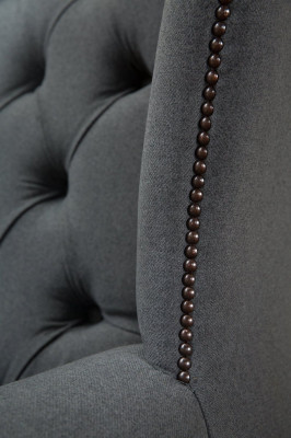 Chesterfield Design Luxe Stoffen Banken Textiel Oorfauteuil 1-zits Bank Bekleding