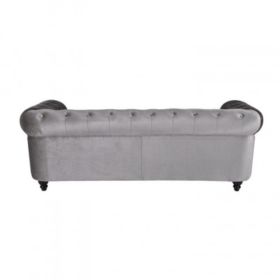 Chesterfield Sofa Bank Bekleding Stof Leer Banken Bekleding Set 3-zitter