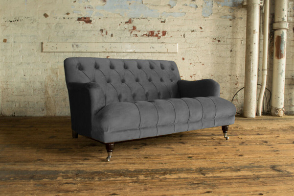 Chesterfield Sofa 2-zitsbank Stoffen Sofa's Banken Zitting Stoffering Set Nieuw