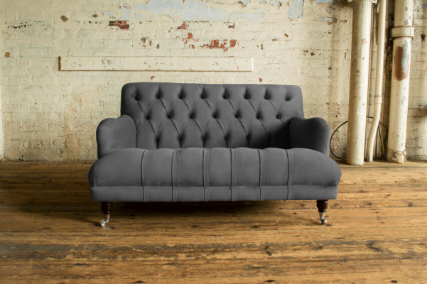 Chesterfield Sofa 2-zitsbank Stoffen Sofa's Banken Zitting Stoffering Set Nieuw