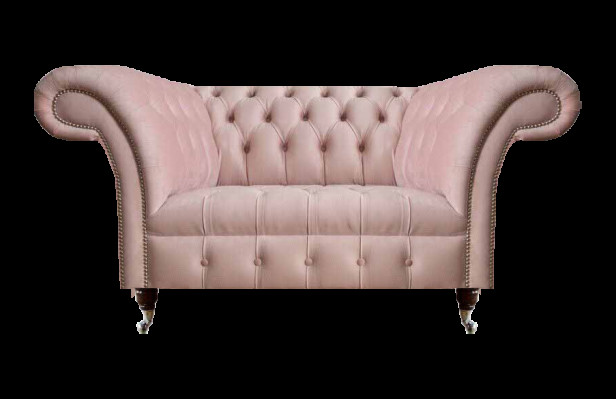 Chesterfield Rosa Tweezitsbank Woonkamer Luxe Gestoffeerde Meubels Bank