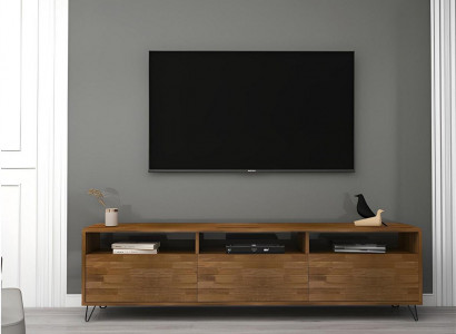 Robuuste dressoir woonkamer 3-laden lowboard designer tv-meubel