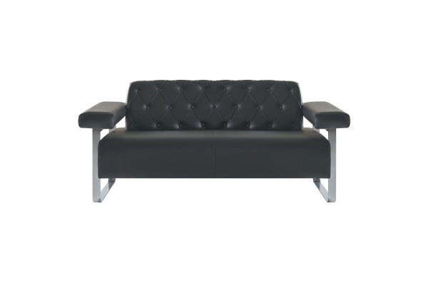 Chesterfield design banken set 4-delig 2-zits fauteuil leder stijlvol