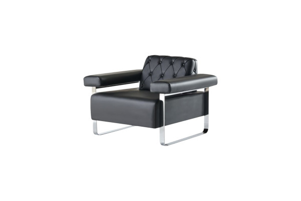 Chesterfield design banken set 4-delig 2-zits fauteuil leder stijlvol