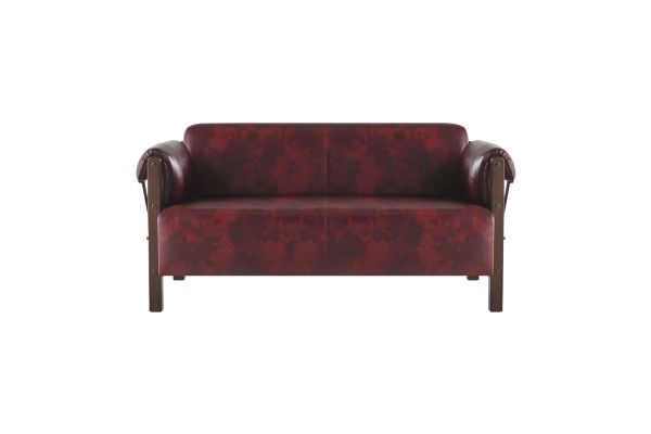 Bankstel 3-zitter 2-zitter fauteuil bordeaux leren banken compleet