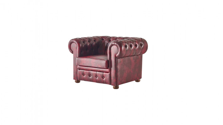 Sessel Chesterfield Bordeaux Effen Chesterfield Woonkamer Klassiek