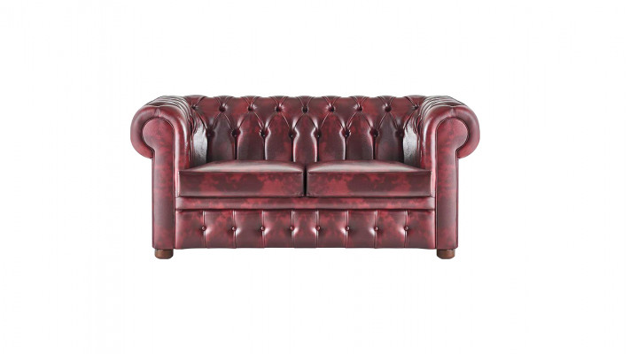 Sofagarnituur Set Bank Chesterfield 3-zits 2-zits Fauteuil Bordeaux Set 4-delig.