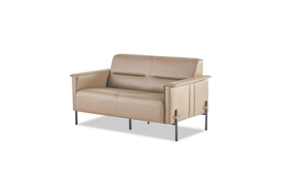 Zitmeubel Beige Bankstel Set 3-zits 2-zits Fauteuil Leer Modern