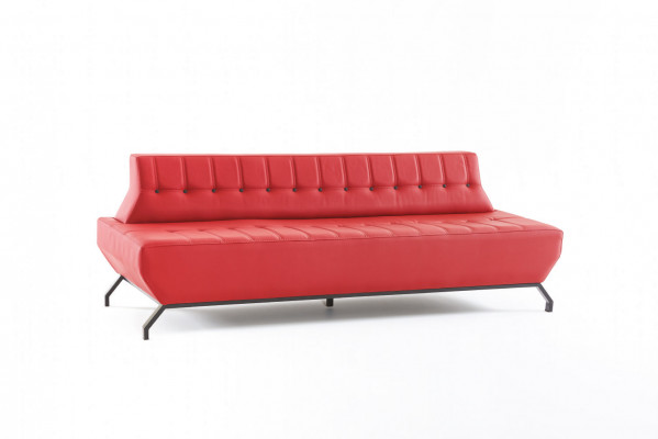 Sofa-set Rood 3-Zits Grijs Fauteuil Art Deco Bankstellen Chesterfield Banken Leer