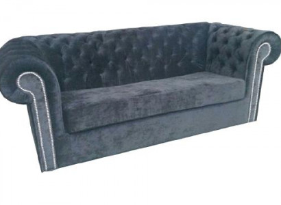 Chesterfield fluwelen stoffen sofa bankstel bekleding 3-zits klassieke banken nieuw