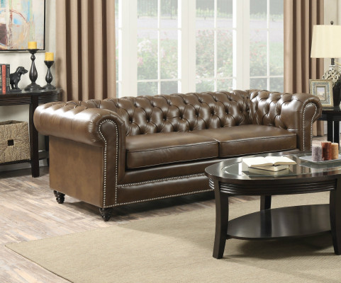 Chesterfield Sofa 3-ZITS Bekleding Designer Banken Sofa Set SL Sofa 8 Nieuw