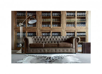 Sofa set Polster Couch Sofa Klassiek Chesterfield 3-zits set Nieuw NAPOLI IV