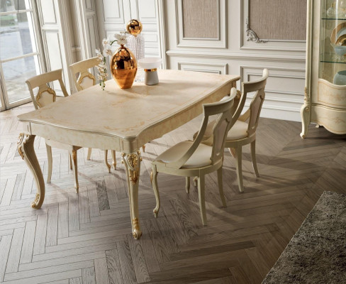 Eettafel Uitschuifbaar Klassiek Design Tafel Italiaanse Meubels Tafels Hout Eet