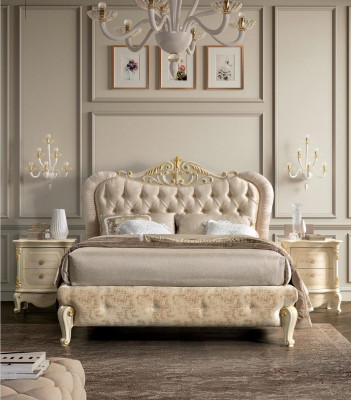 Bedmeubels Tweepersoonsbed Chesterfield Slaapkamermeubels Designbedden Italië Nieuw